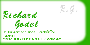 richard godel business card